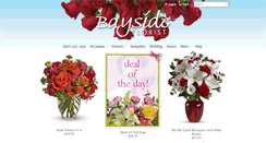 Desktop Screenshot of baysideflorist.com